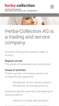 Mobile Screenshot of herba-imodac.ch